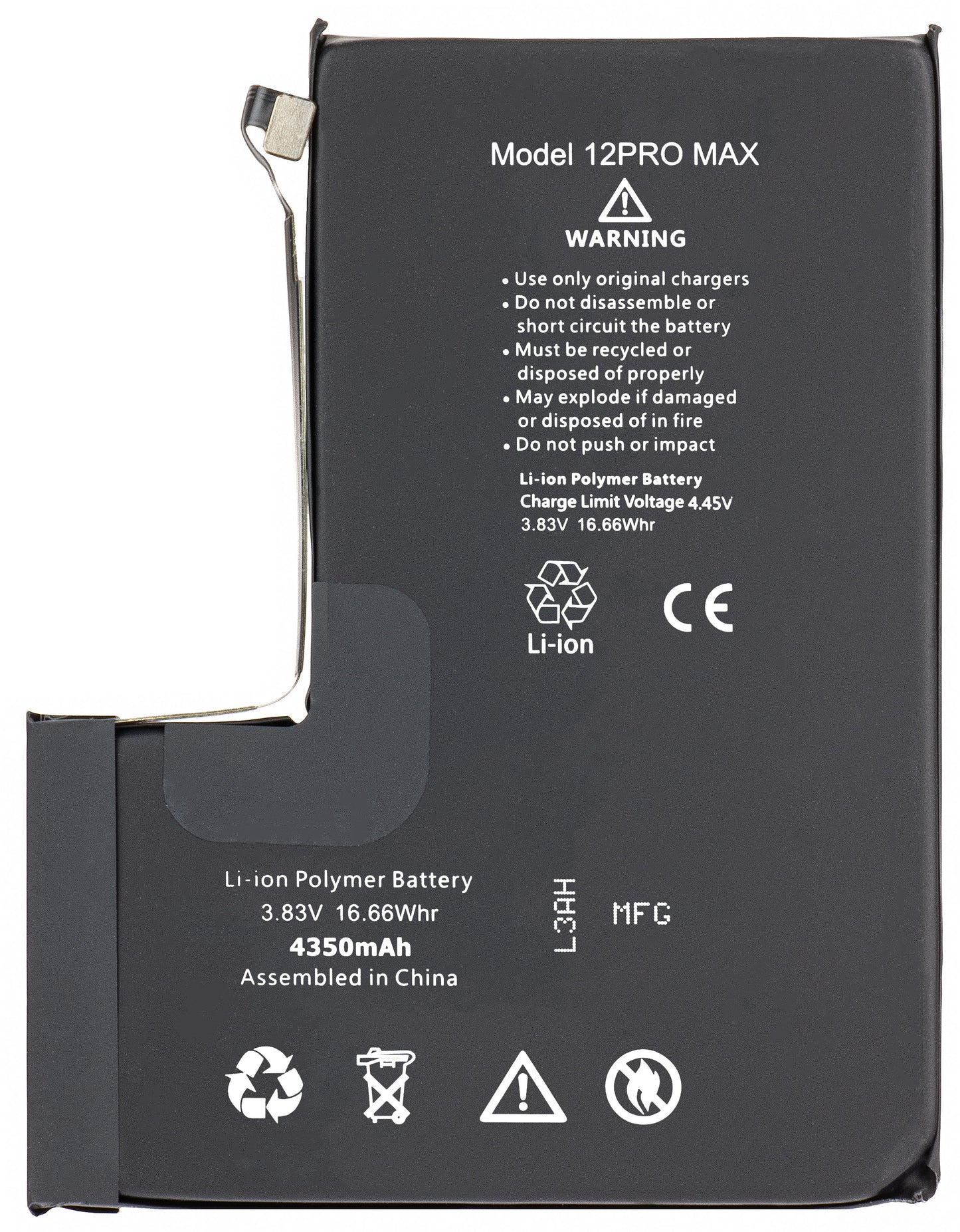 Baterie Apple iPhone 12 Pro Max, vysoká kapacita