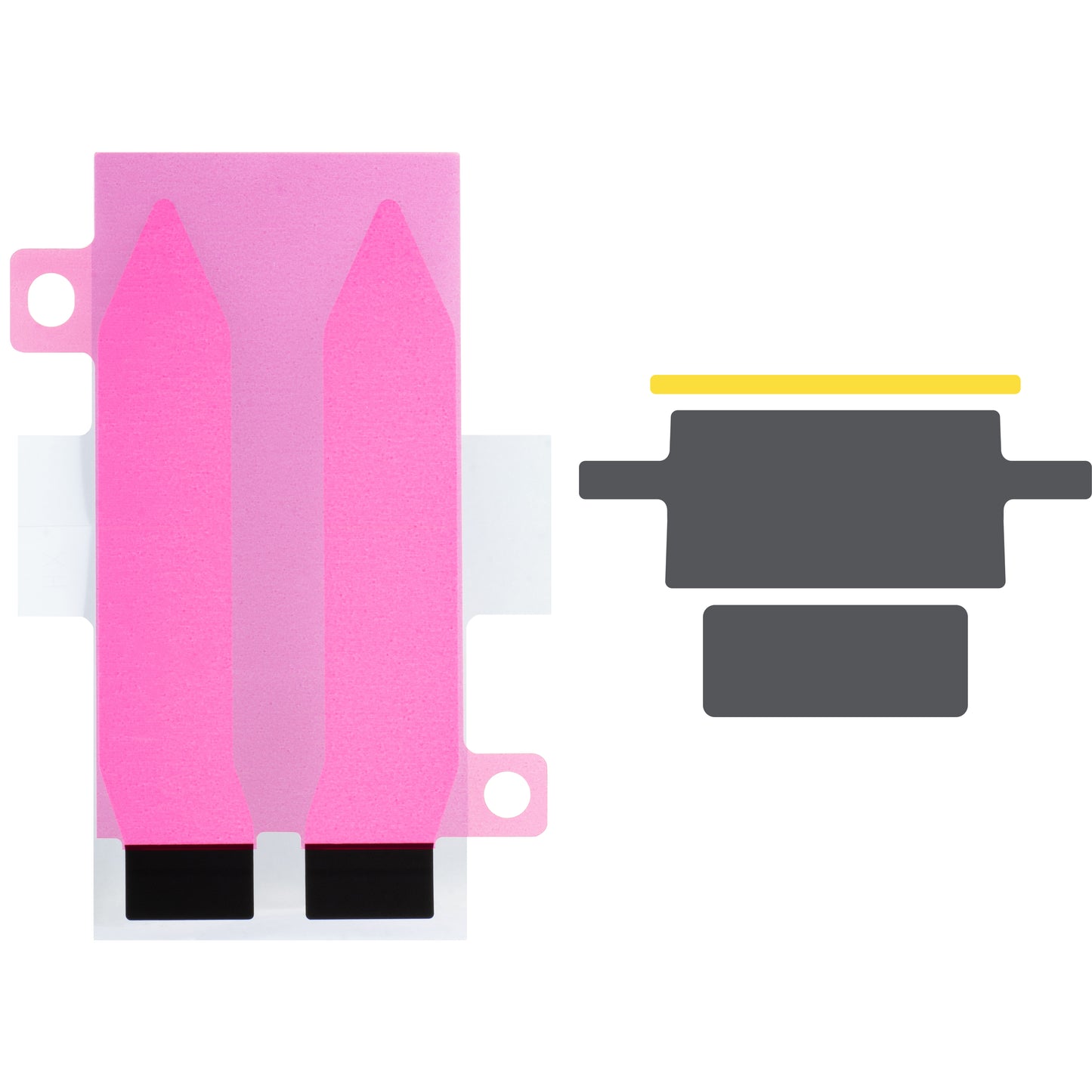 Baterie Apple iPhone 15 Plus, s integrací Flex BMS pásku (nevyžaduje pájení kontaktů)