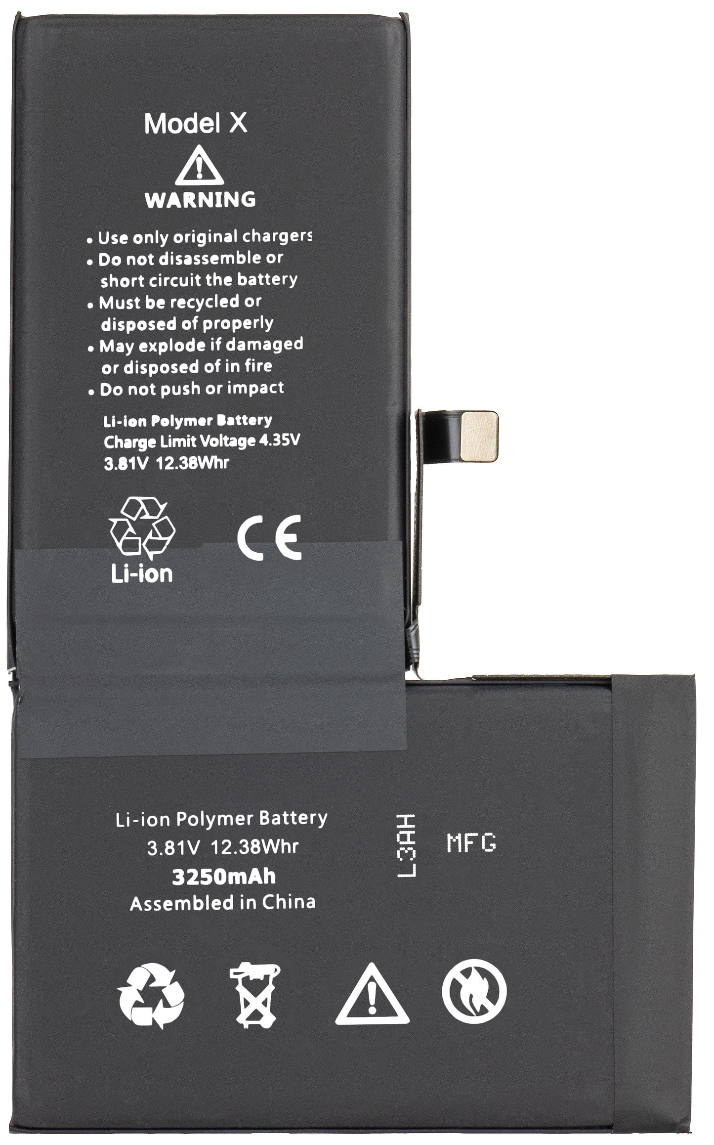 Baterie Apple iPhone X, High Capacity