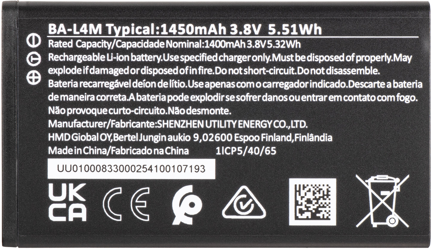 Acumulátor Nokia 225 4G (2024), Service Pack H401000833SH0