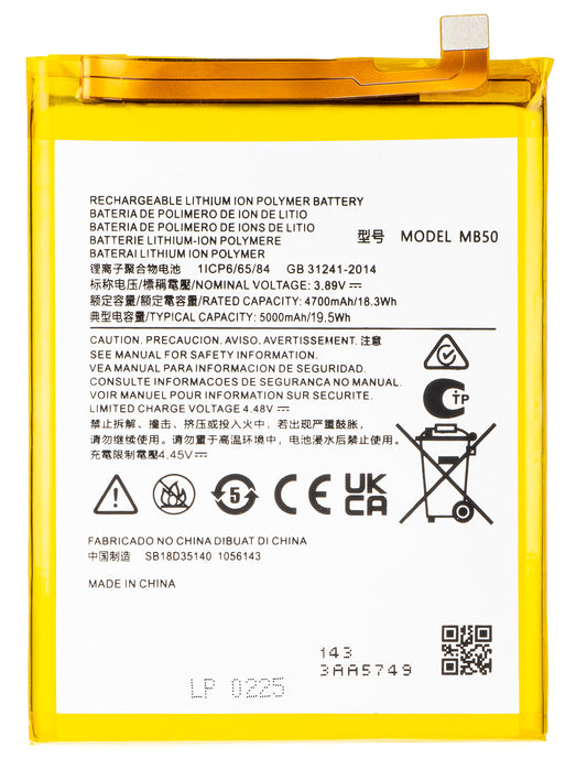 Baterie pro Motorola Moto G200 5G, MB50