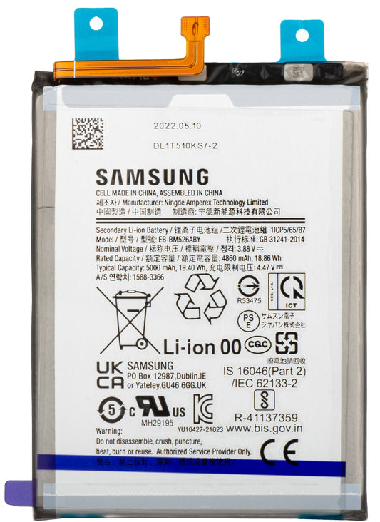 Baterie Samsung Galaxy M52 5G M526 / M33 M336 / M23 M236 / M53 M536 / A23 5G A236, EB-BM526ABS, servisní balení GH82-28813A