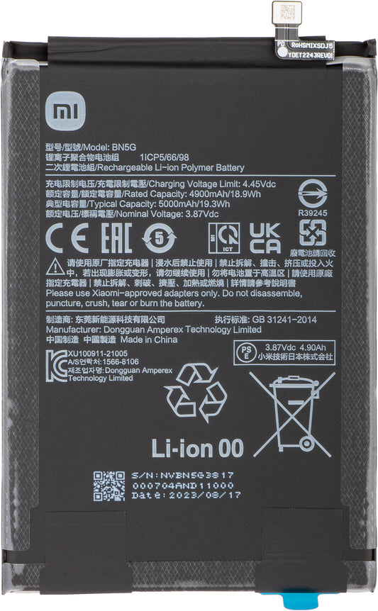 Baterie Xiaomi Redmi Redmi 10A/10C, BN5G, servisní balíček 46020000B31G