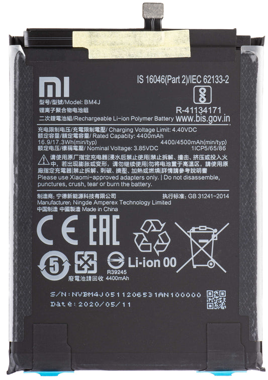 Baterie Xiaomi Redmi Note 8 Pro, BM4J, Service Pack 46BM4JA030H8
