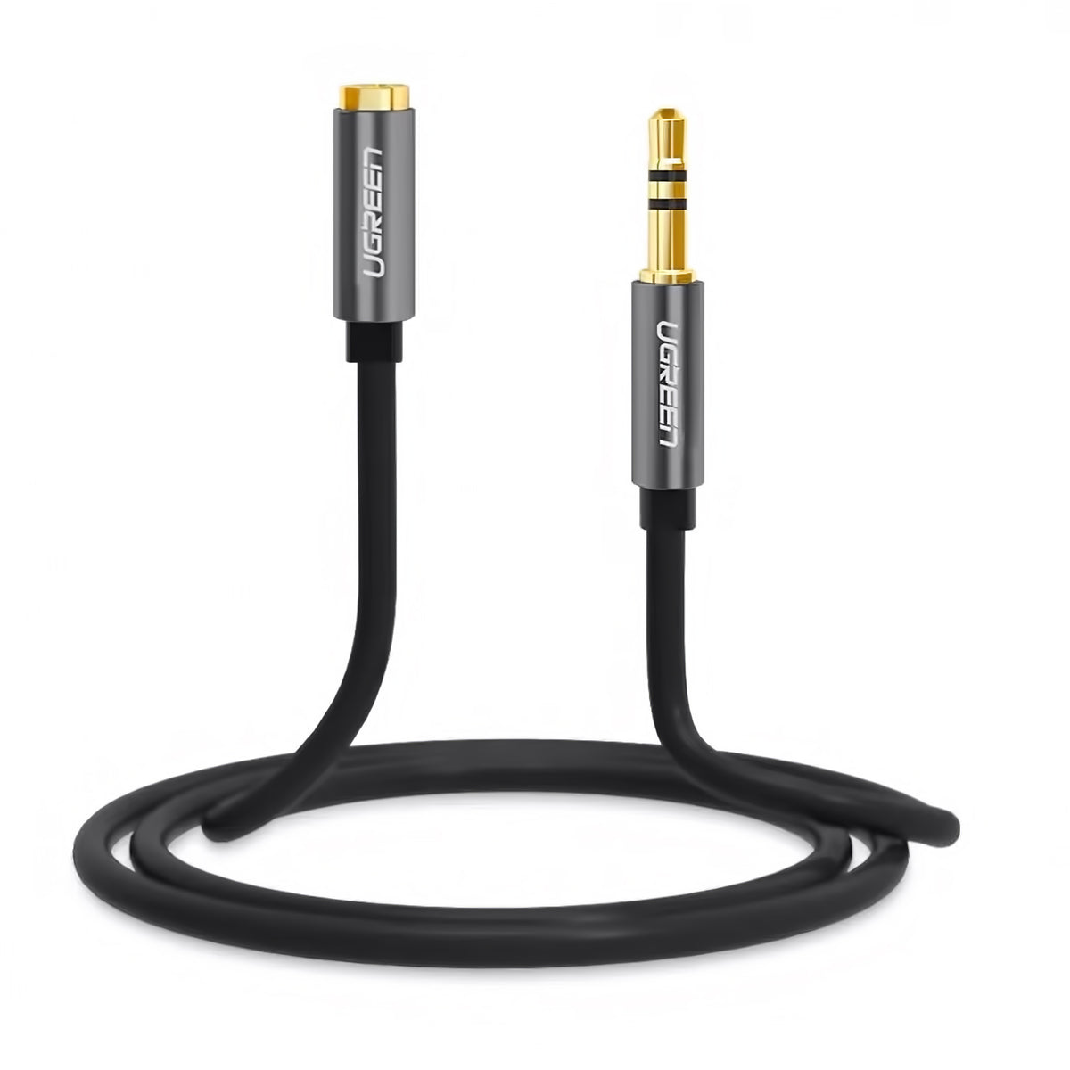 Audio adaptér 3.5mm - 3.5mm UGREEN AV118, 1m, Černý