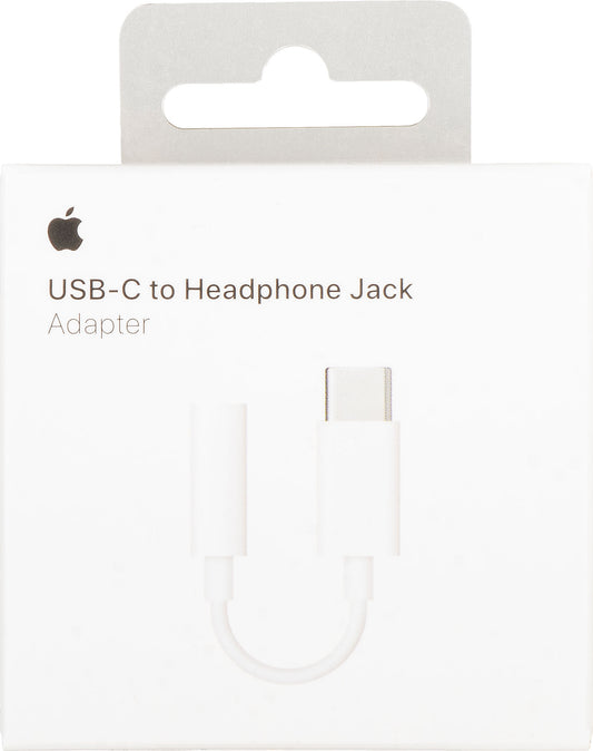 Adaptér Audio USB-C - 3.5mm Apple, Bílý MU7E2AM/A