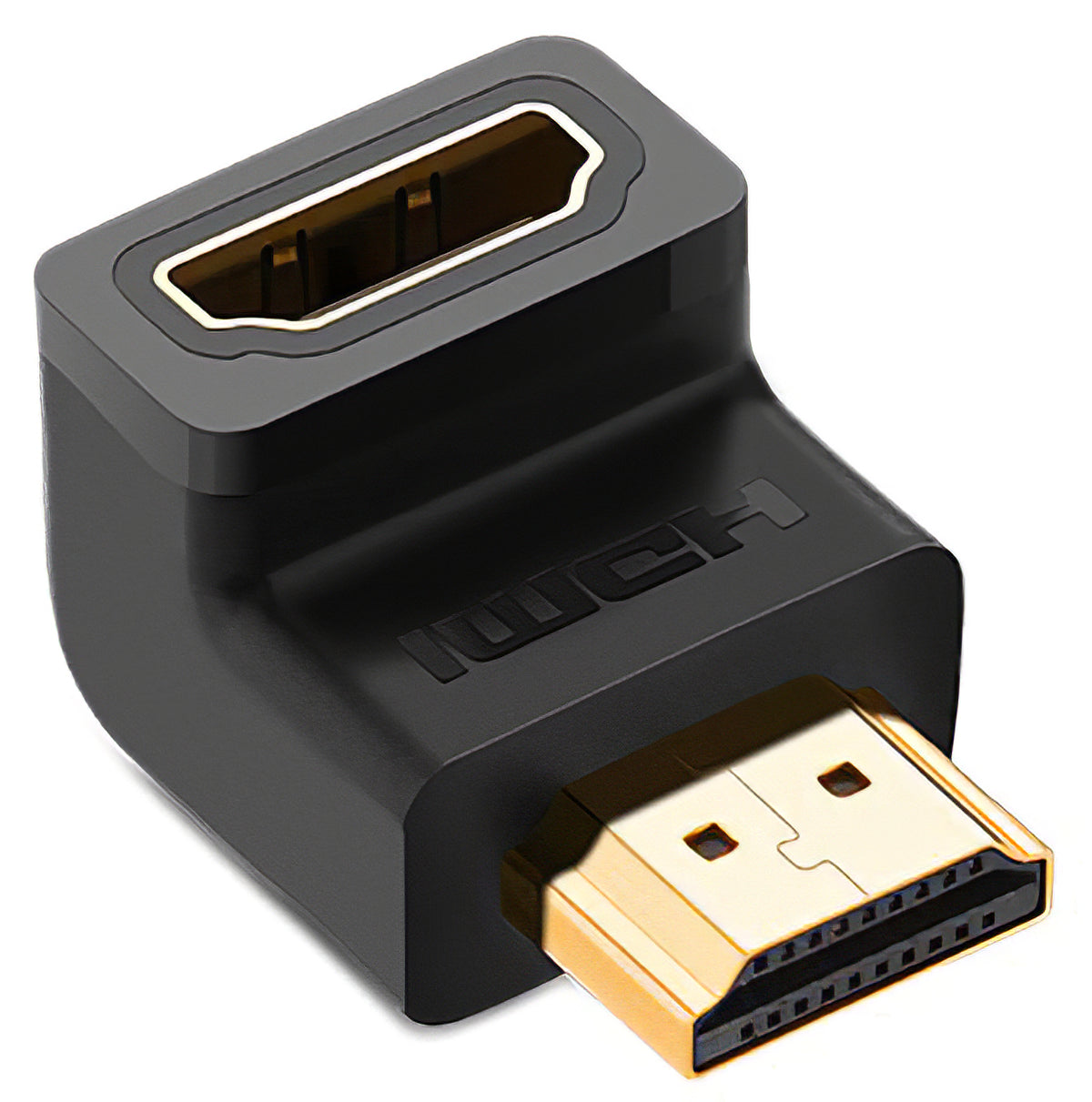 Video adaptér UGREEN HD112 Up Angle, HDMI - HDMI, 4K, černý