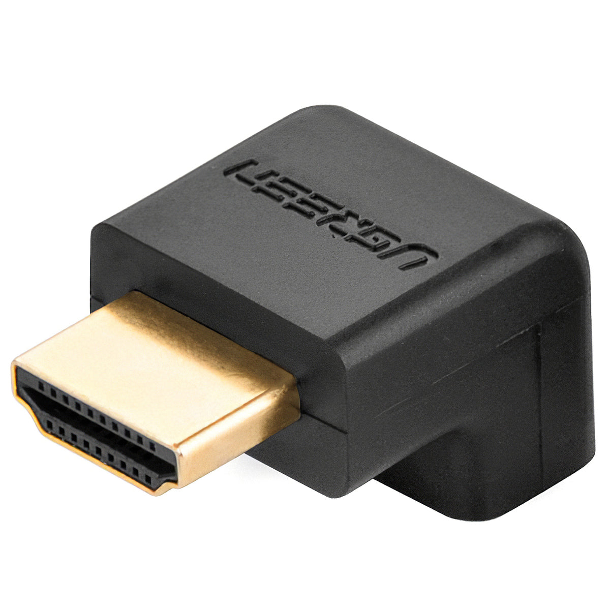 Video adaptér UGREEN HD112 Down Angle, HDMI - HDMI, 4K, Černý