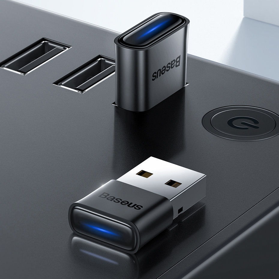 Baseus Bluetooth USB adaptér BA04, černý ZJBA0000000001