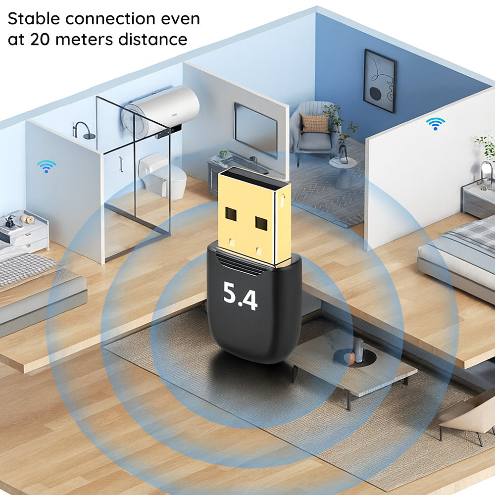 Bluetooth USB adaptér Techsuit BlueJet A20, Černý