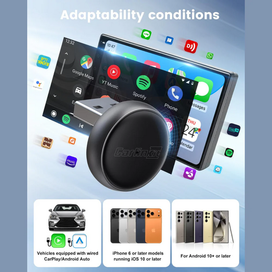 Adaptér Carplay / Android Auto Wireless Carlinkit Mini Ultra3 pro Apple iPhone / Android Series