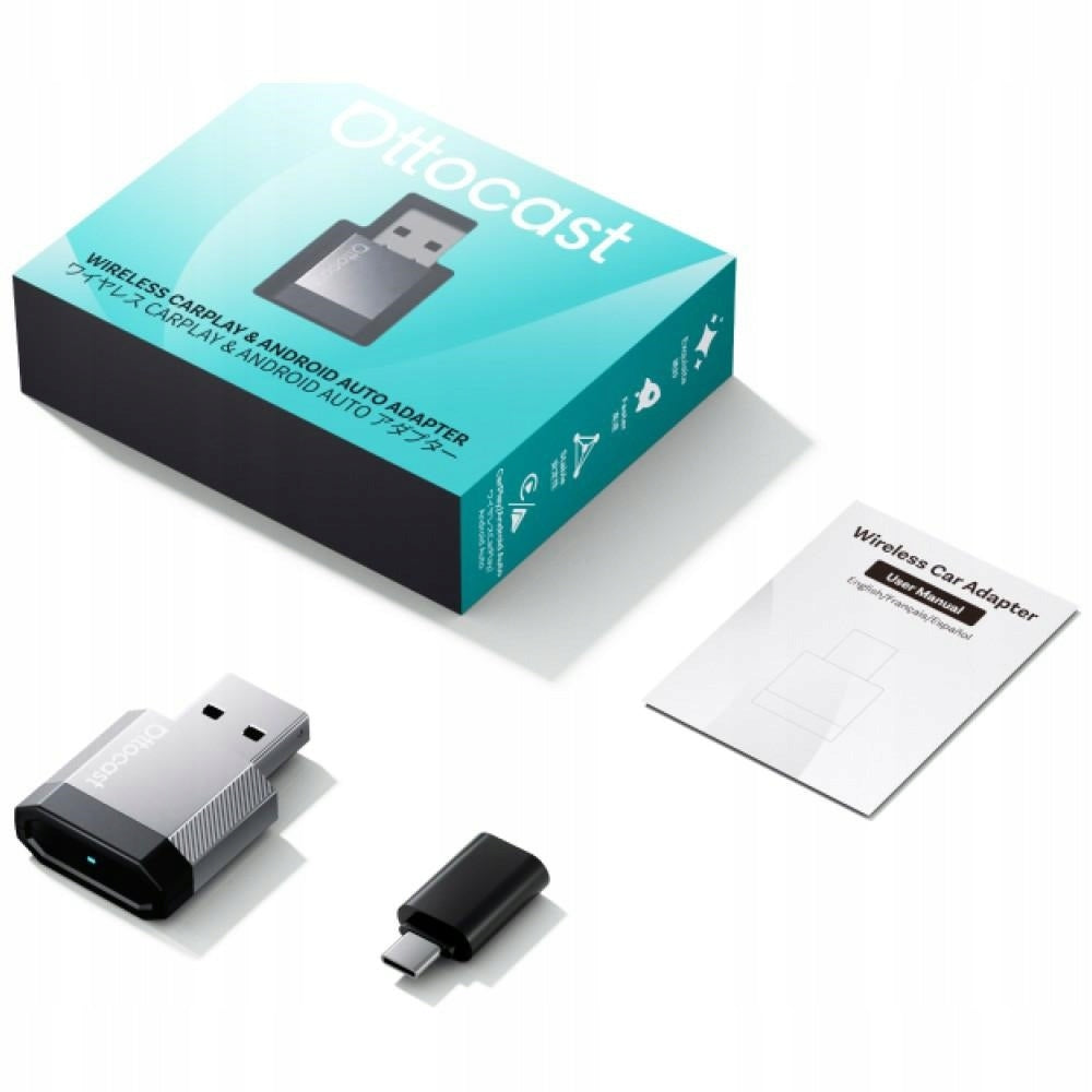 Bezdrátový adaptér Carplay / Android Auto Ottocast Mini Nova pro Apple iPhone / Android Series CA530-T3