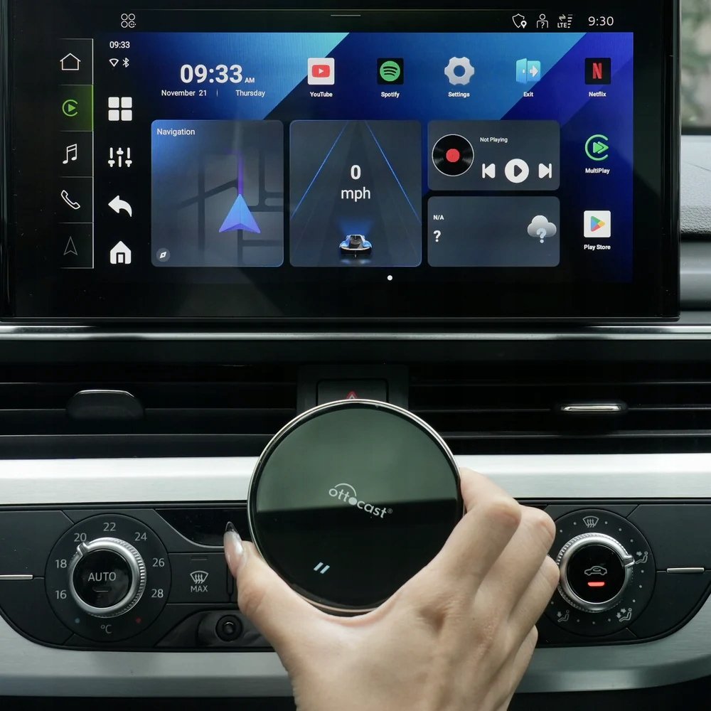 Adaptér Carplay / Android Auto Wireless Ottocast OttoAibox P3 Lite pro Apple iPhone / Android Series