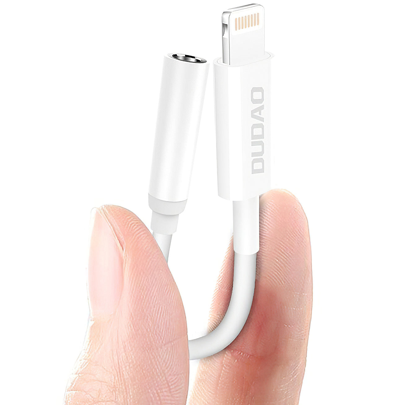 Adaptér Audio Lightning - 3.5mm Dudao L16i, Bílý