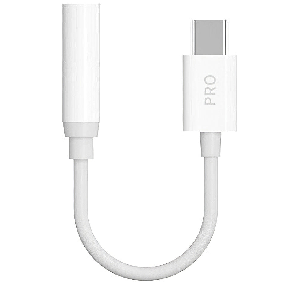 Audio adaptér USB-C - 3.5mm Dudao L16CPro, Bílý