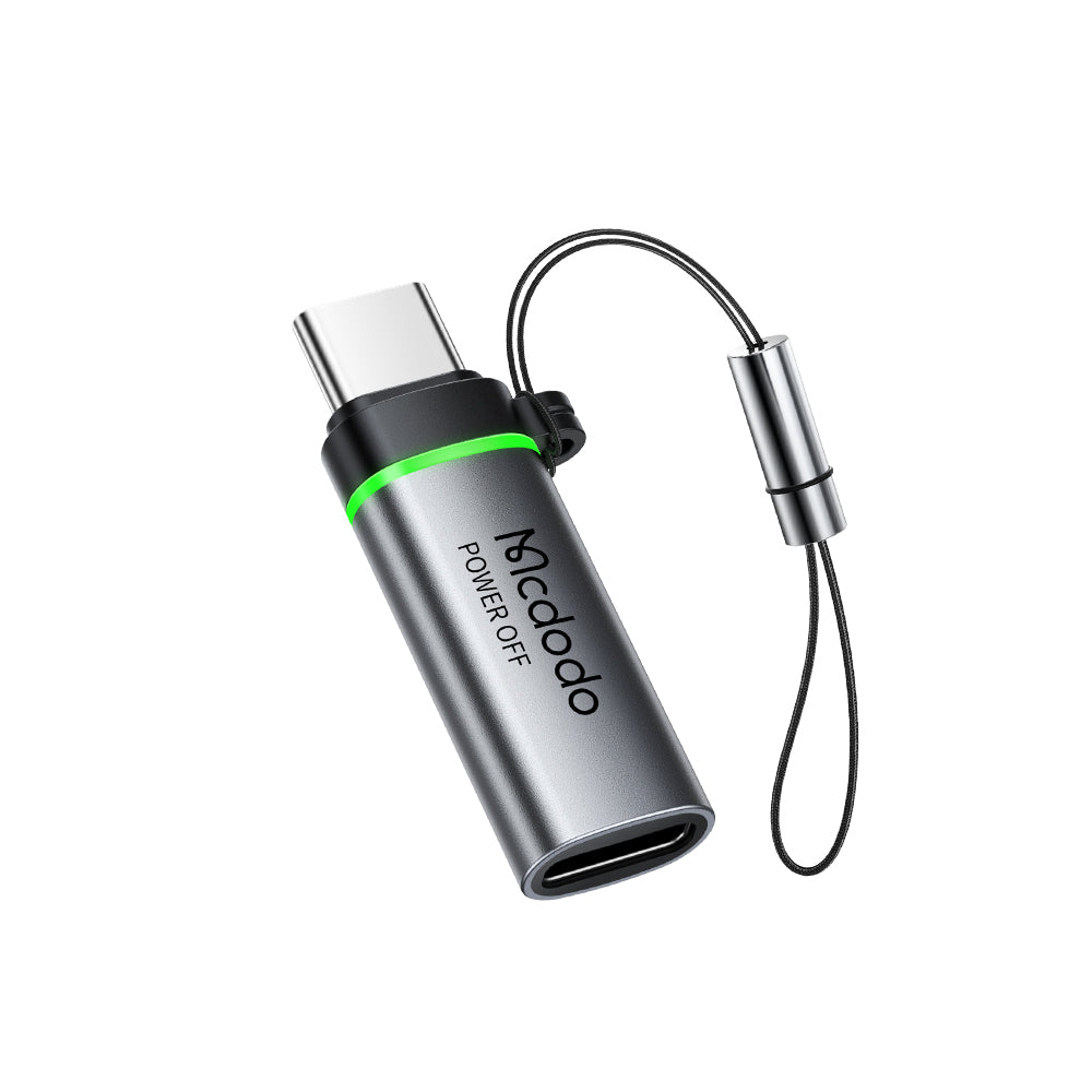 Adaptér pro data a nabíjení Lightning - USB-C McDodo OT-6010 Power Off, Černý