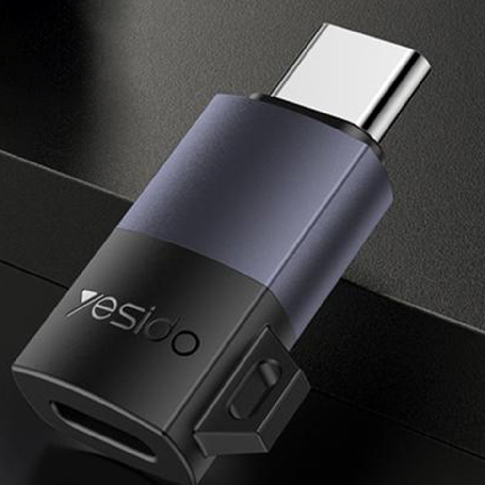 Adaptér pro data a nabíjení Lightning - USB-C Yesido GS28, šedý