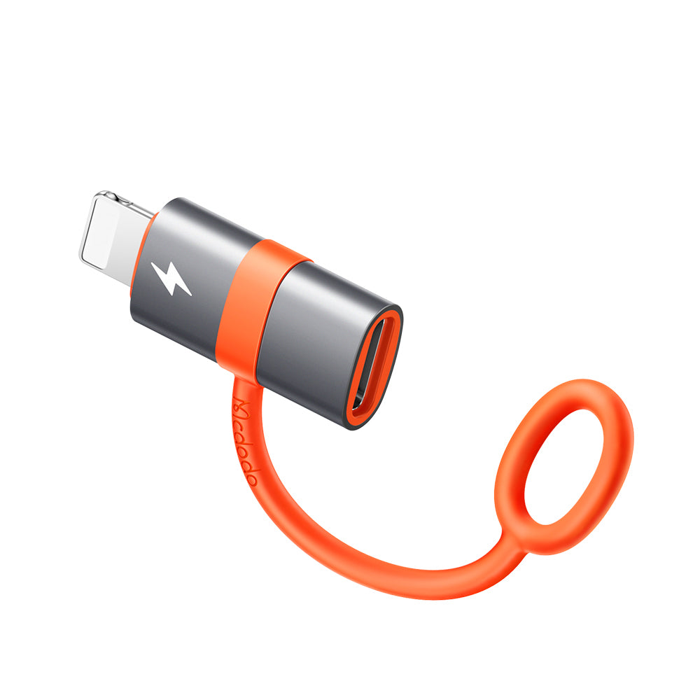 Adaptér pro data a nabíjení USB-C - Lightning McDodo OT-0510, šedý