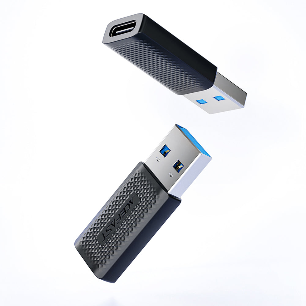 Adaptér pro data a nabíjení USB-C - USB-A Acefast J2, černý