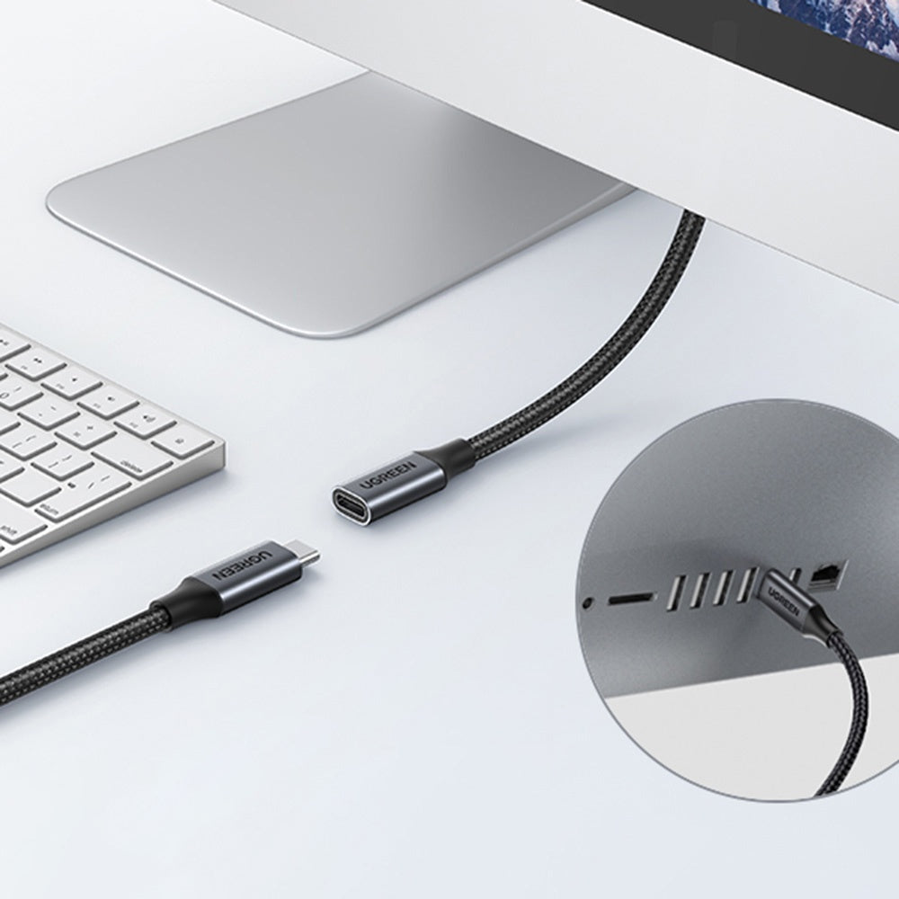 Prodlužovací kabel USB-C UGREEN US372 (45191), 1m, černý