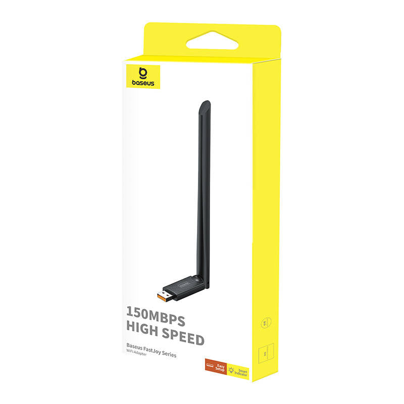 Bezdrátový adaptér Baseus FastJoy, 150Mbps, černý B01317600111-00