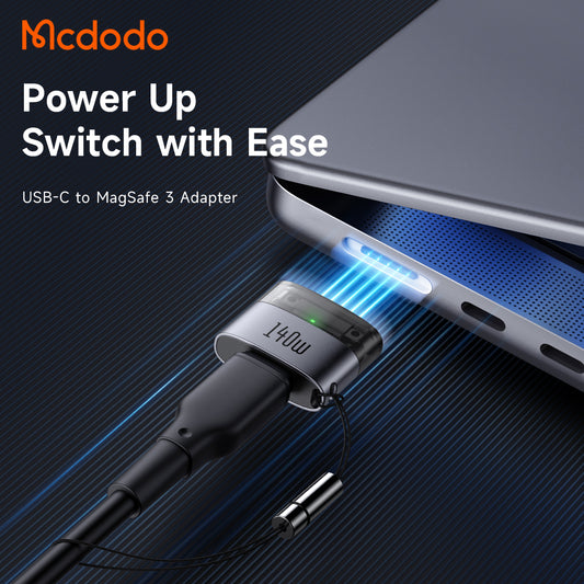 USB-C Nabíjecí adaptér - MagSafe 3 McDodo OT-8850, Černý