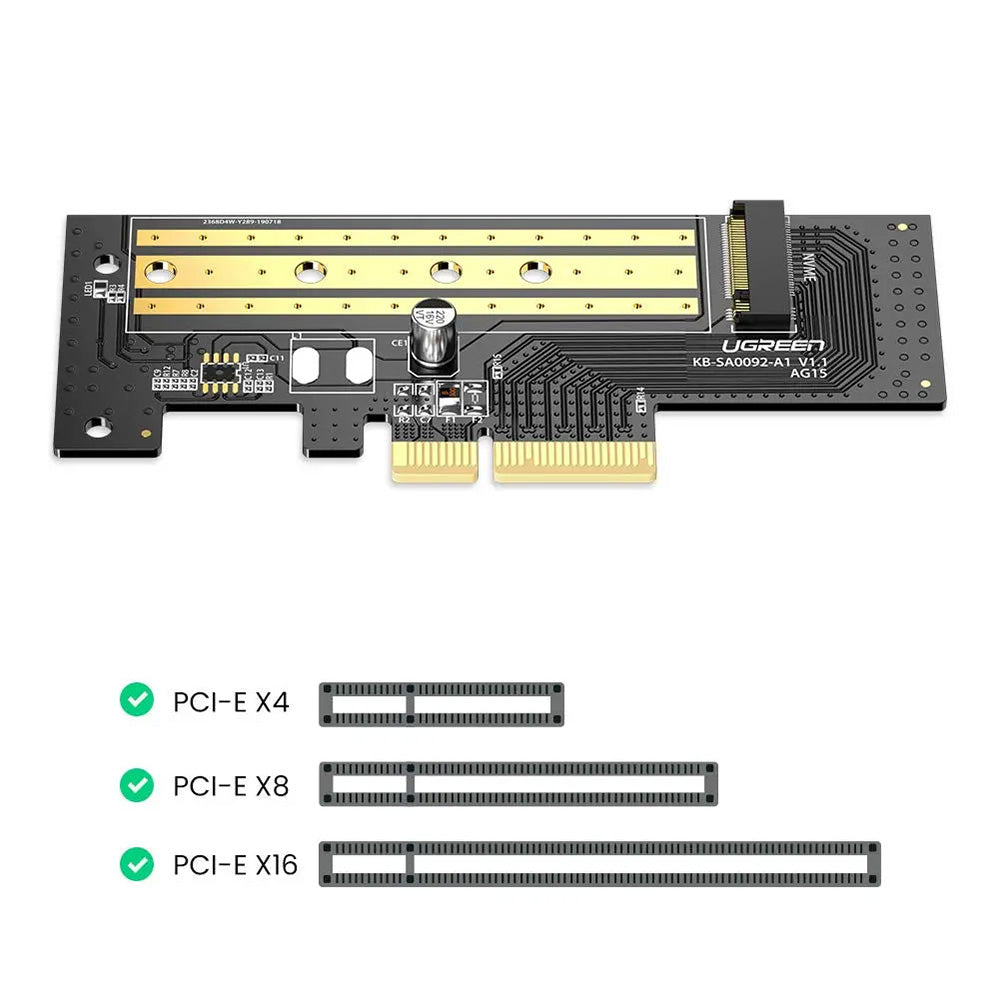 Adaptér rozhraní SSD UGREEN CM302 (70503), NVMe M.2 - PCIe 3.0 X4
