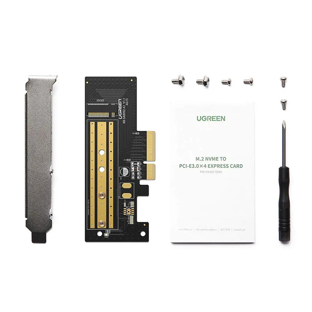 Adaptér rozhraní SSD UGREEN CM302 (70503), NVMe M.2 - PCIe 3.0 X4