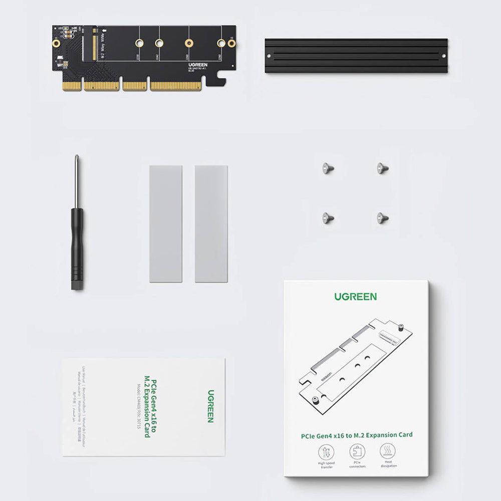 Adaptér rozhraní SSD UGREEN CM465 (30715), NVMe M.2 - PCIe 4.0 X4