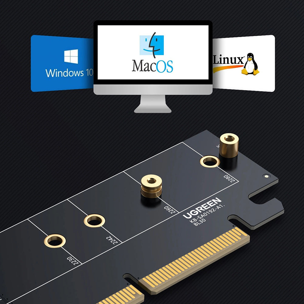 Adaptér rozhraní SSD UGREEN CM465 (30715), NVMe M.2 - PCIe 4.0 X4