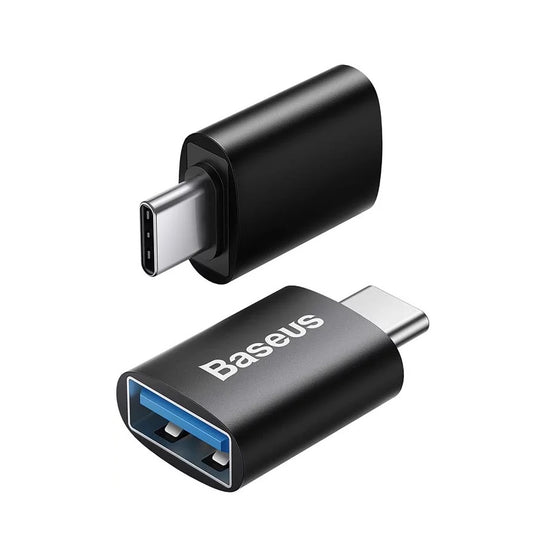 Baseus Ingenuity USB-C na USB-A OTG adaptér, černý