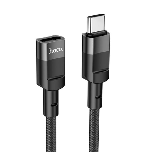 Adaptér pro data a nabíjení USB-C - USB-C HOCO U107, 1.2m, černý