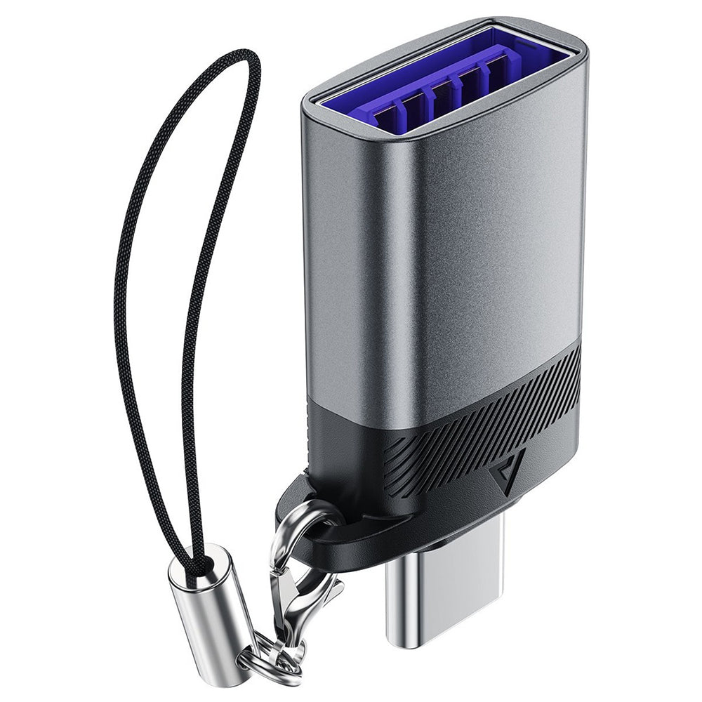 Adaptér OTG USB-C - USB-A Acefast J7, šedý