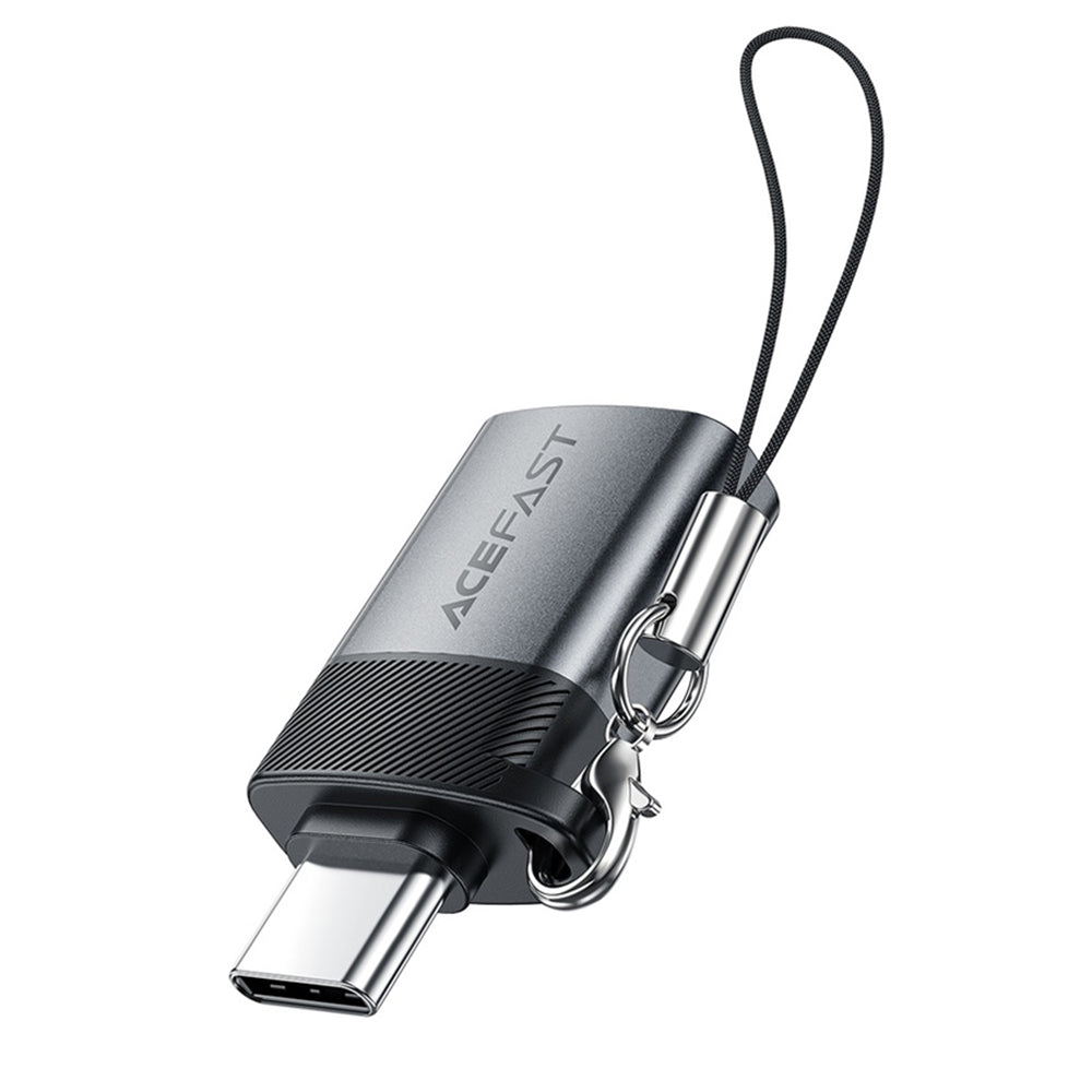 Adaptér OTG USB-C - USB-A Acefast J7, šedý