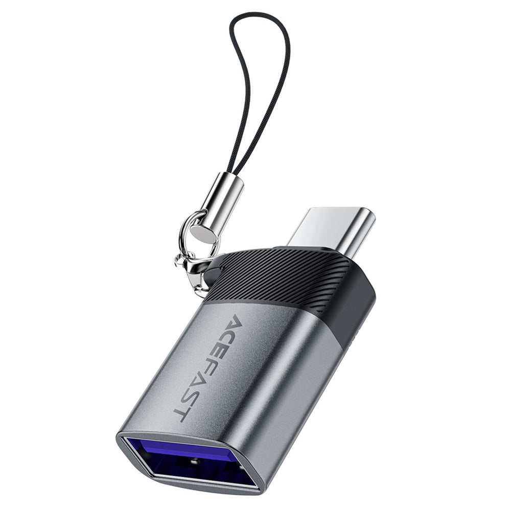 Adaptér OTG USB-C - USB-A Acefast J7, šedý