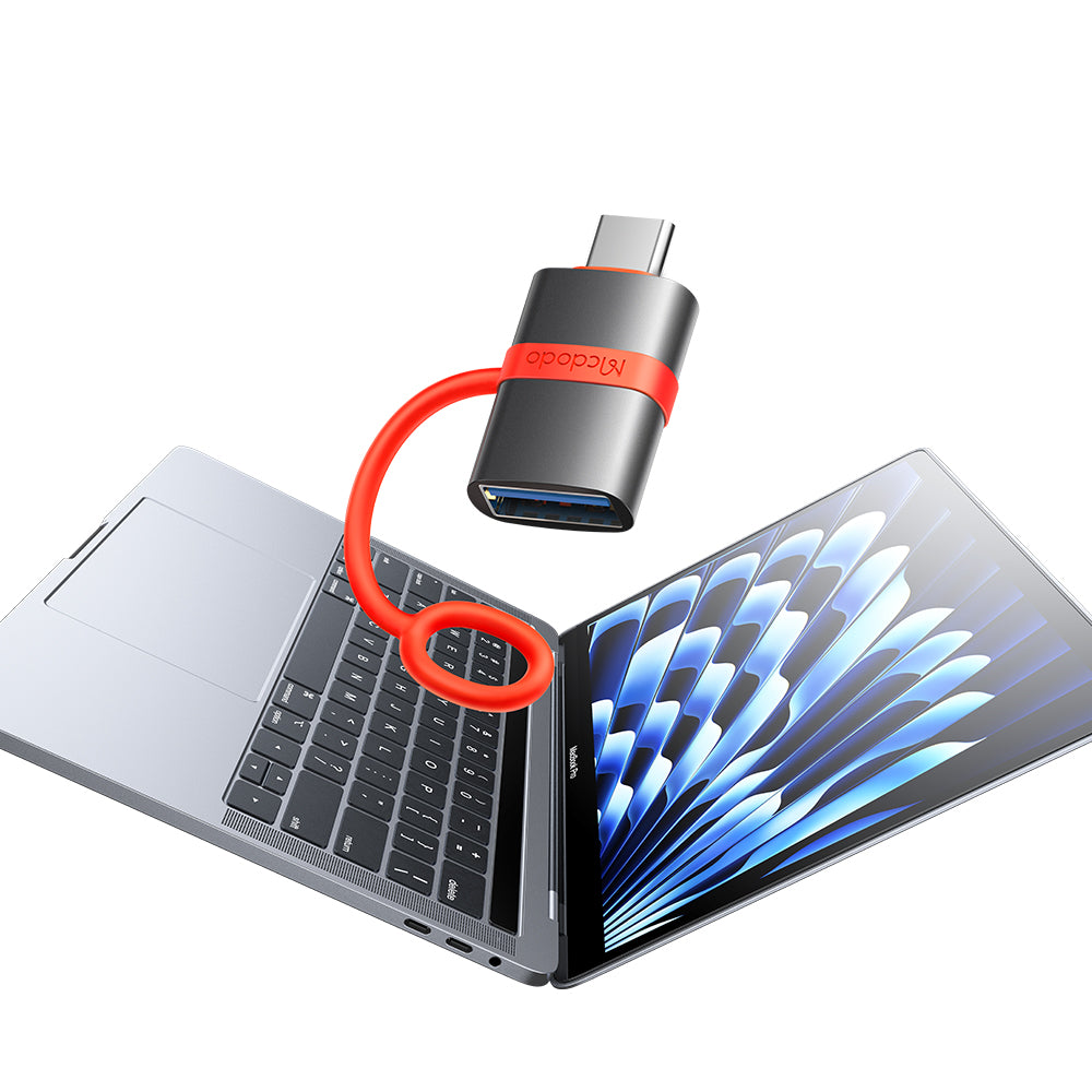 Adaptér OTG USB-C - USB-A McDodo OT-3810, Šedý