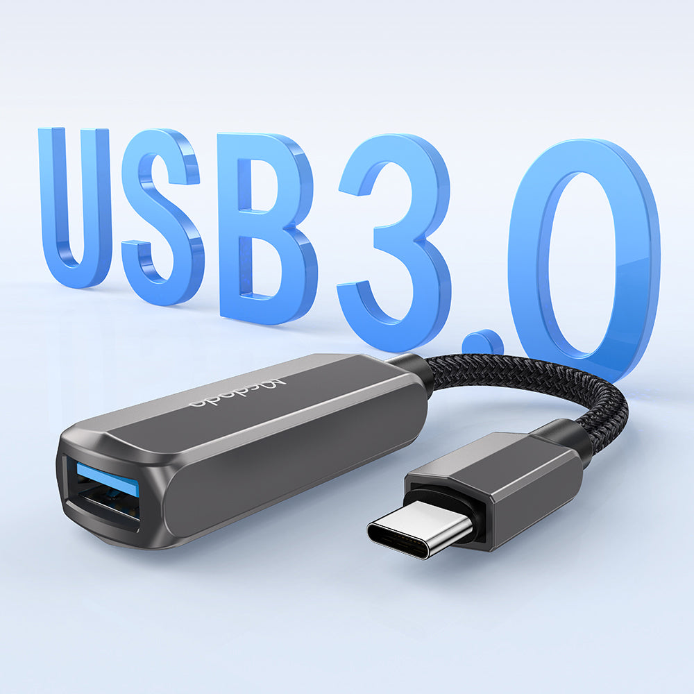 Adaptér OTG USB-C - USB-A / USB-C McDodo CA-2830, Šedý