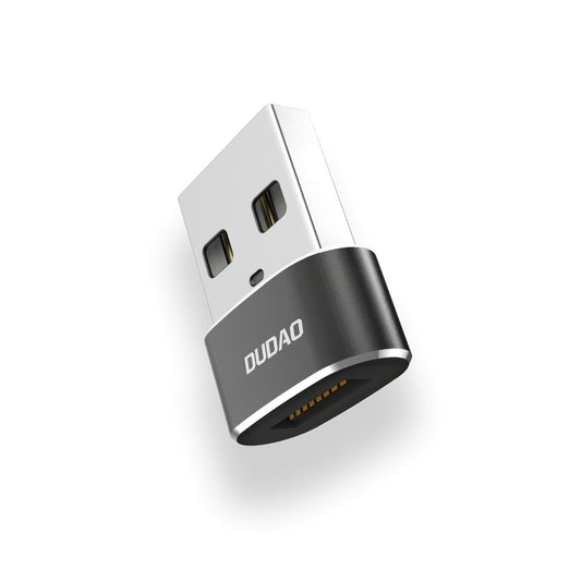 Datový a nabíjecí adaptér Dudao L16AC z USB-C na USB-A, černý