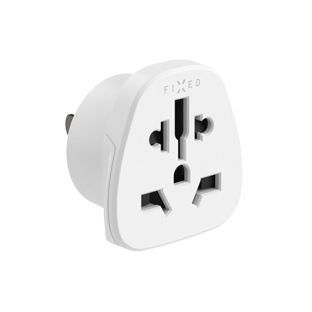 Adaptér síťový Fixed EU / UK / USA - US, bílý