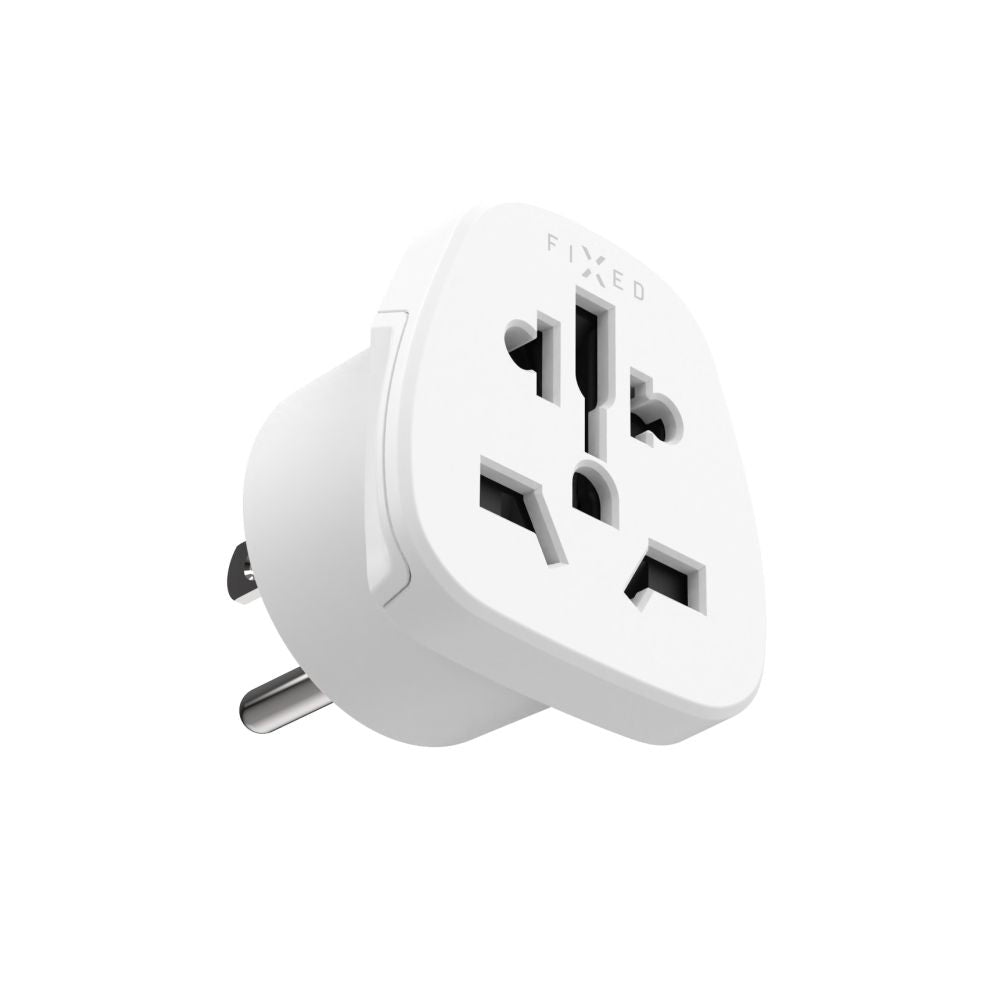 Adaptér síťový Fixed EU / UK / USA - US, bílý