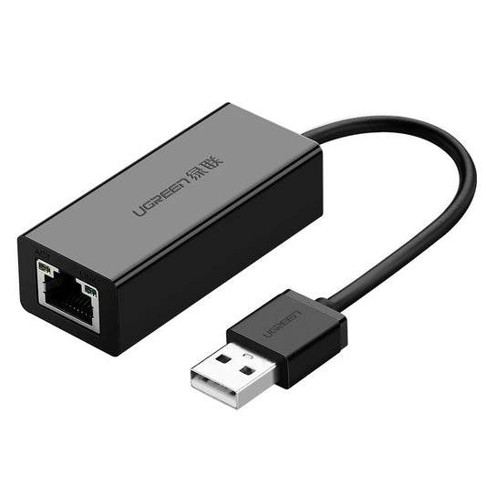 Síťová karta UGREEN CR110, RJ45, USB, Černá