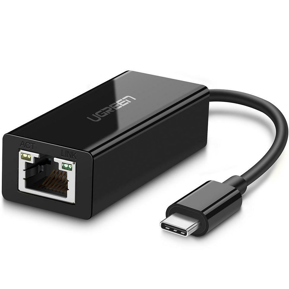 Síťová karta UGREEN US236, RJ45, USB-C, černá