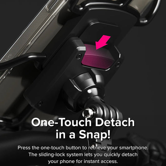 Adaptér Telefon Ringke Quick & Go pro Držák na Kolo, Sada 2 kusy, Černá