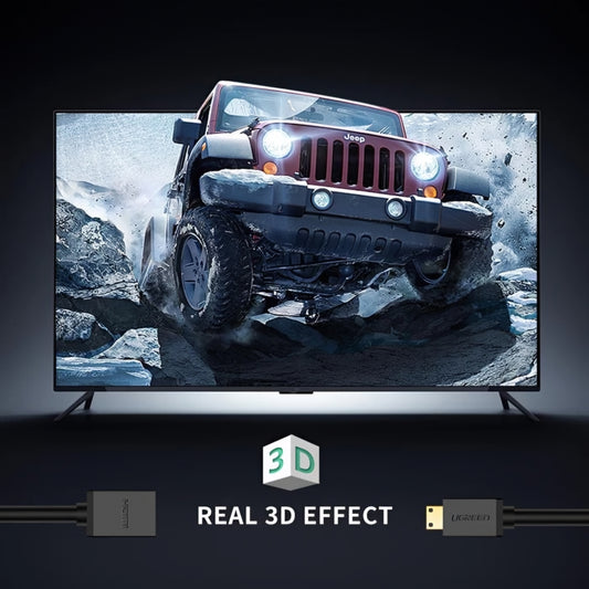 Video adaptér UGREEN 20137, miniHDMI - HDMI, 4K, Černý