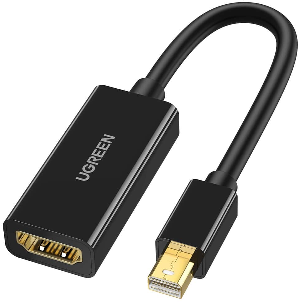 Video adaptér UGREEN MD112, MiniDisplayPort - HDMI, 4K, černý