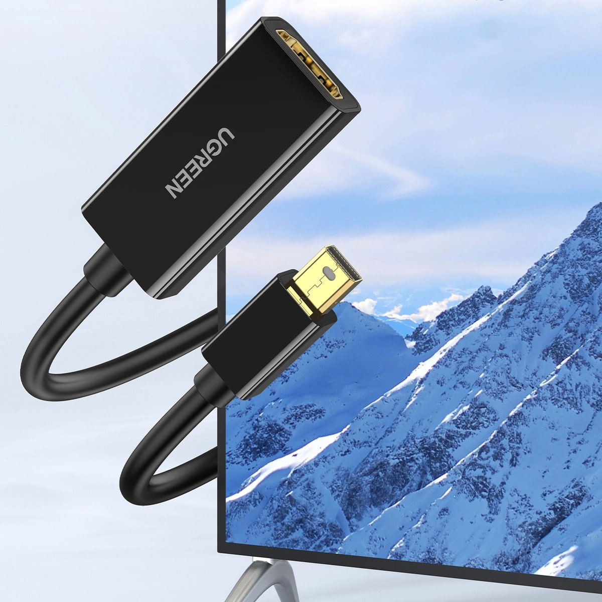 Video adaptér UGREEN MD112, MiniDisplayPort - HDMI, 4K, černý
