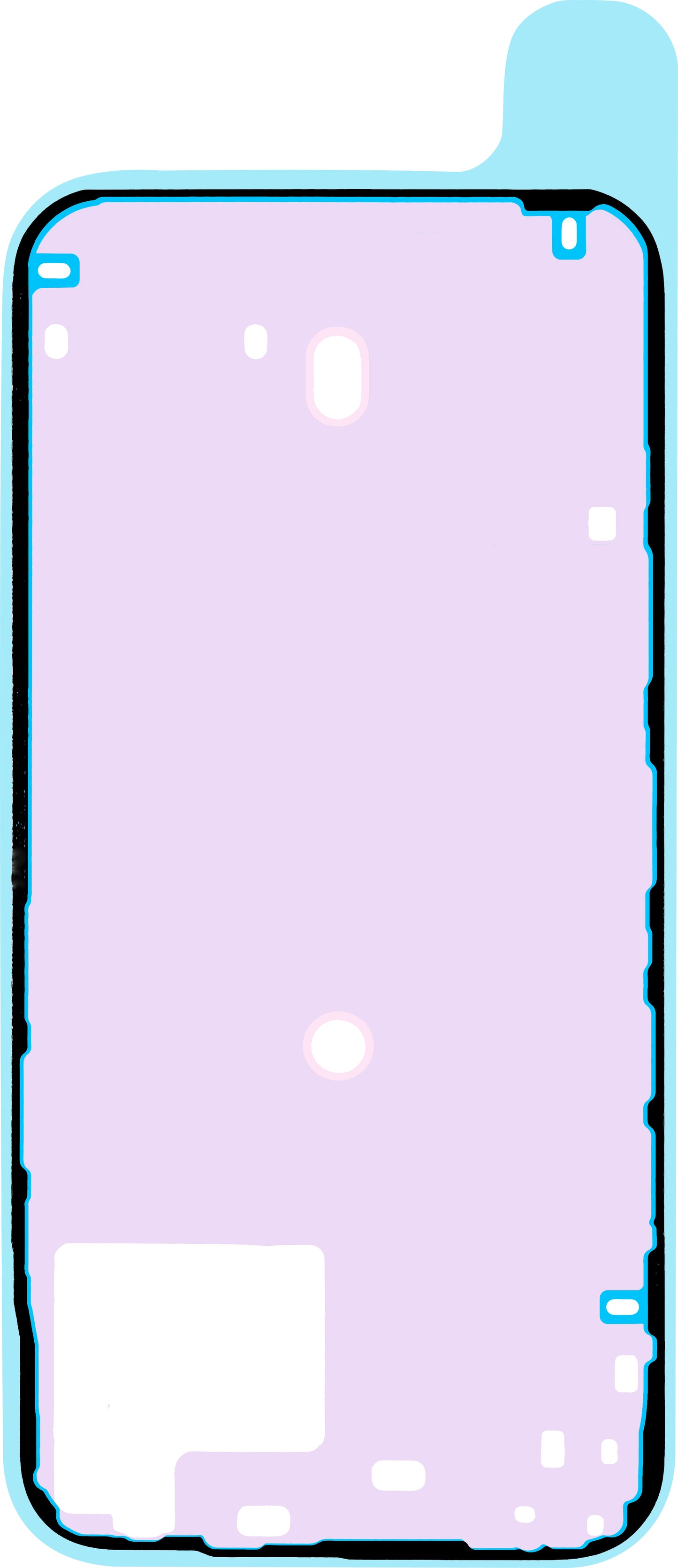 Lepidlo na kryt baterie Apple iPhone 15 Plus, Service Pack 923-09187