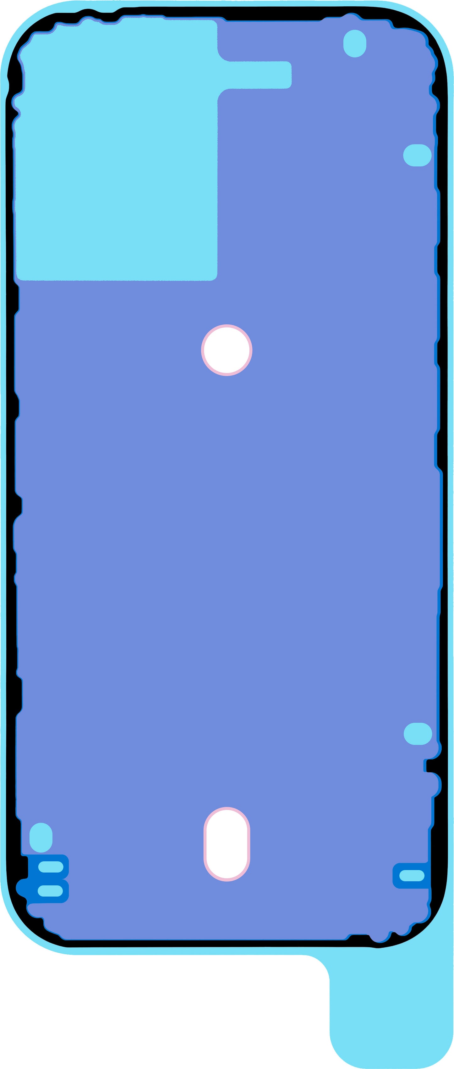 Lepidlo na kryt baterie Apple iPhone 17, Service Pack 923-12868