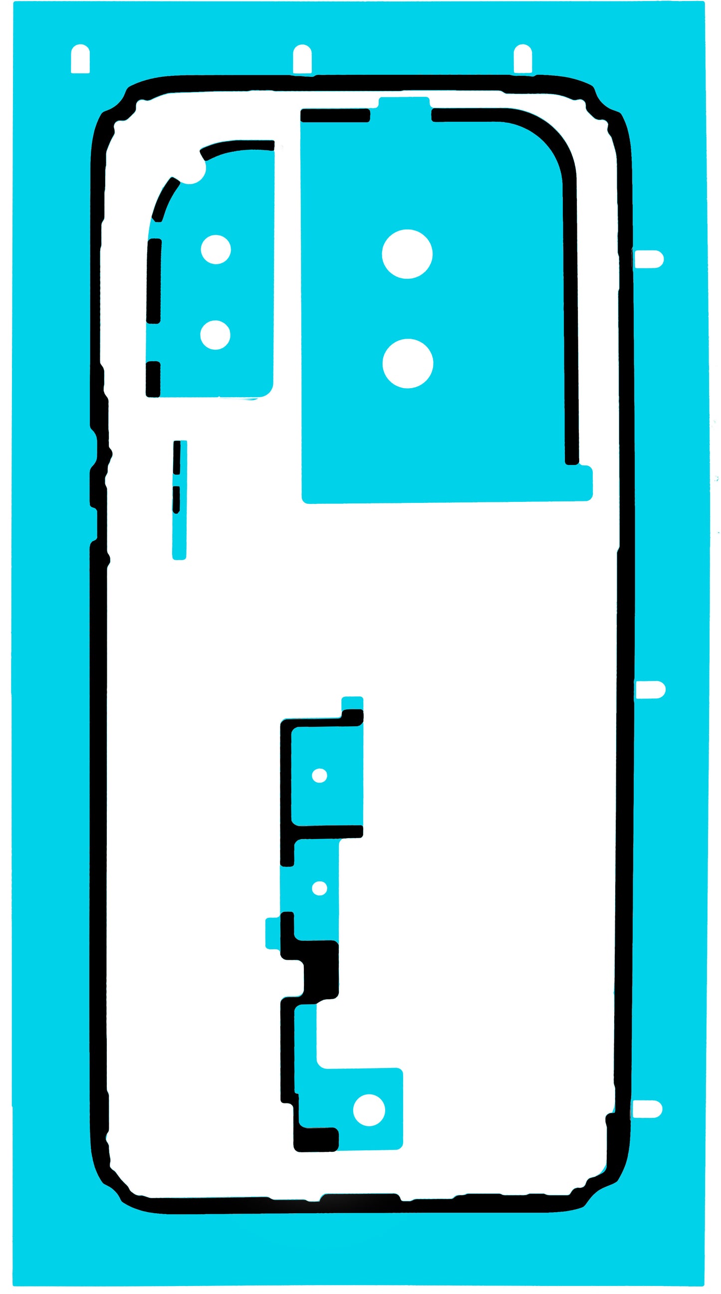 Lepidlo na kryt baterie Huawei Pura 80 Pro / Pura 80 Ultra, Service Pack 51630MRC