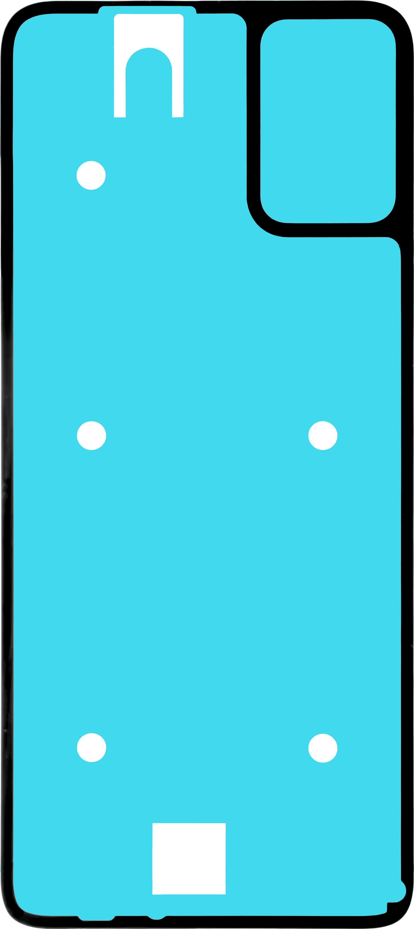 Lepidlo na kryt baterie Motorola Moto E22i / E22, Service Pack 5D78C21629